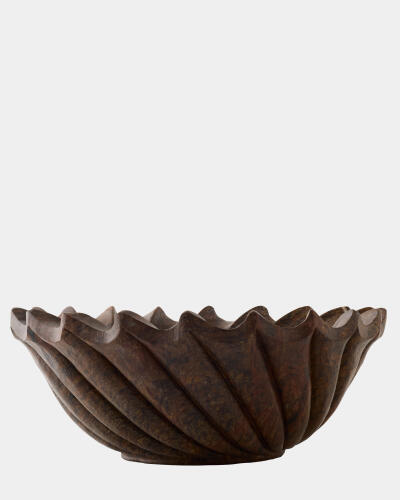 Turbinio Shell Bowl-Brown